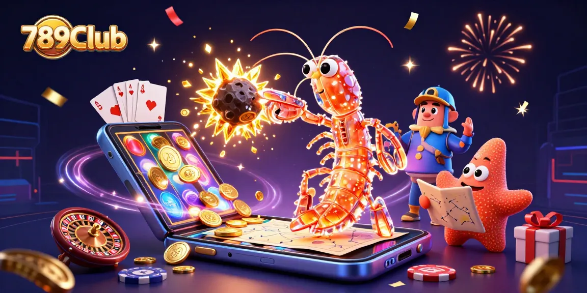 Experience thrilling wins at 789Club with vibrant games and dazzling rewards showcased in an engaging scene.