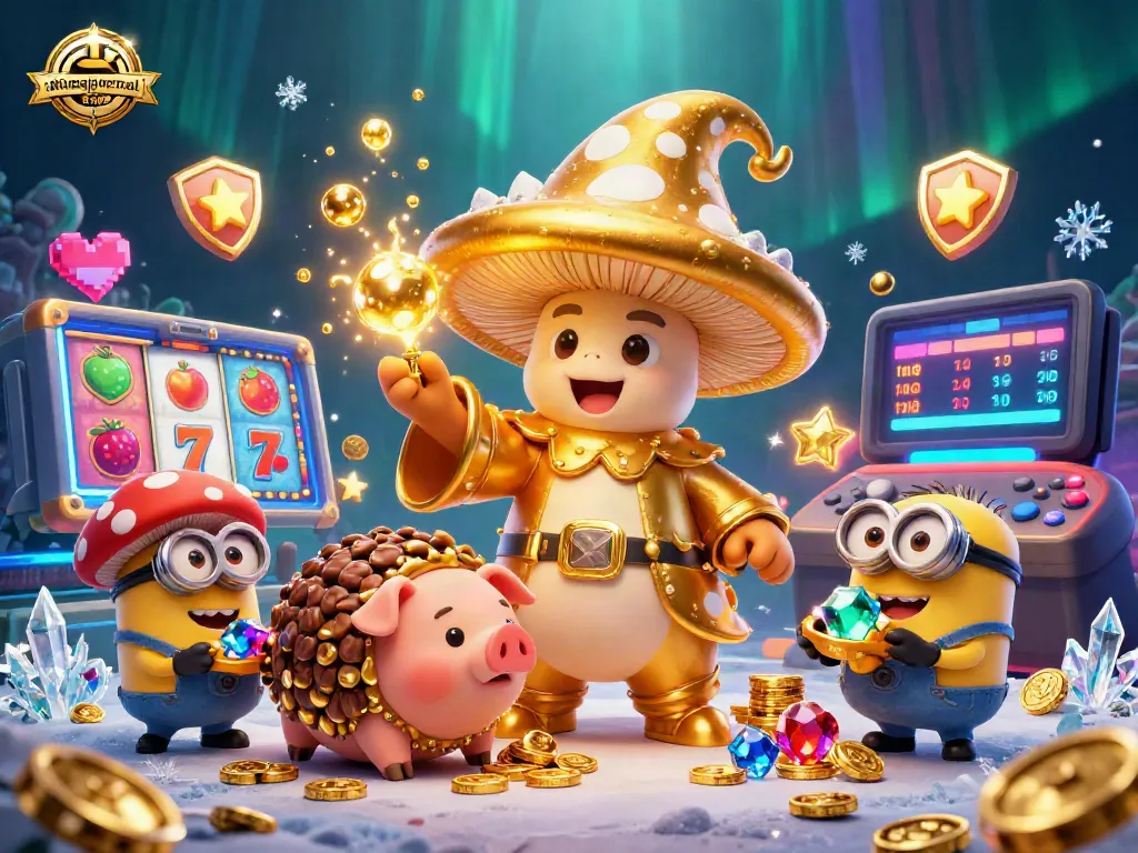 Engage with ahimajournal-digital in a vibrant casino world as golden treasures fill the scene.